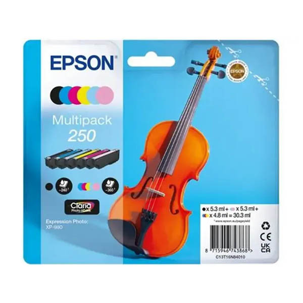 Epson 250 multipack 6 colores (original) 652108 - 1