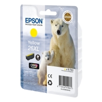 Epson 26XL (T2634) cartucho de tinta amarillo XL (original) C13T26344010 C13T26344012 026516