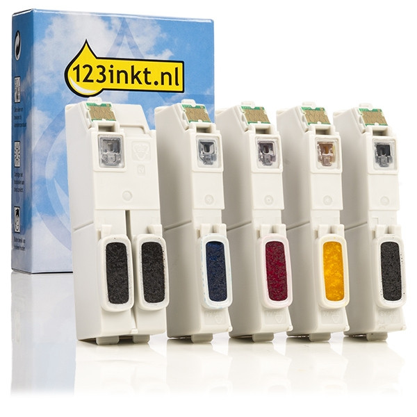 Epson 26XL (T2636) multipack 4 cartuchos de tinta color XL (marca 123tinta) C13T26324012C C13T26364010C 026606 - 1