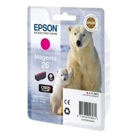 Epson 26 (T2613) cartucho de tinta magenta (original) 026502