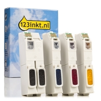Epson 26 (T2616) cartuchos de tinta (marca 123tinta) | Pack negro + 3 colores 026507