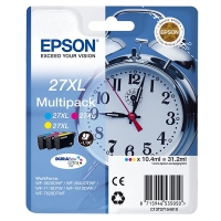 Epson 27XL (T2715) Pack ahorro 3 colores (originales) C13T27154010 C13T27154012 026624
