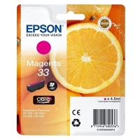 Epson 33 (T3343) cartucho de tinta magenta (original) C13T33434010 C13T33434012 902010