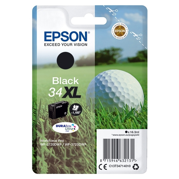 Epson 34XL (T3471) cartucho de tinta negro XL (original)