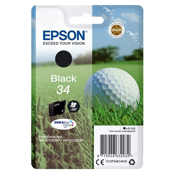 Epson 34 (T3461) cartucho de tinta negro (original) – imagen 2