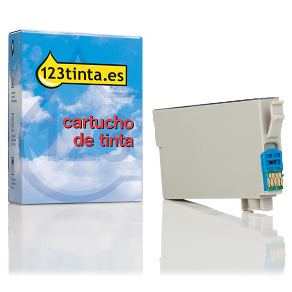 Epson 35XL (T3592) cartucho de tinta cian XL (marca 123tinta) C13T35924010C 027037 - 1