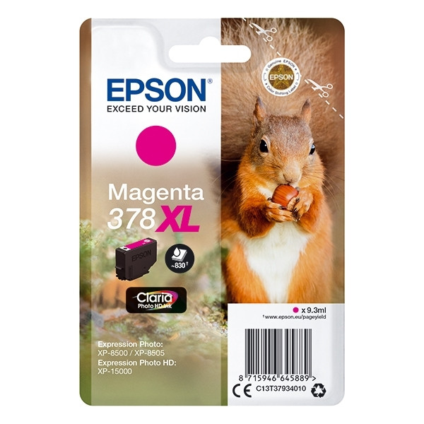 Epson 378XL cartucho de tinta magenta XL (original) 903368 - 1