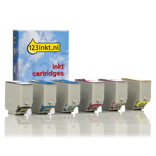 Epson 378XL cartuchos de tinta (marca 123tinta) | Pack negro + 5 colores 127041 - 1
