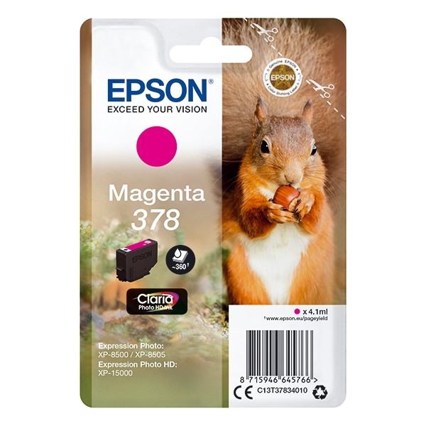 Epson 378 cartucho de tinta magenta (original) – imagen 2