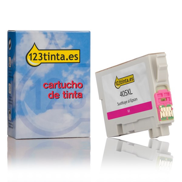 Epson 405XL cartucho de tinta magenta XL (marca 123tinta) C13T05H34010C C13T05H34020C 083551 - 1