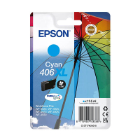 Epson 406XL (T17H2) cartucho de tinta cian (original) 652174
