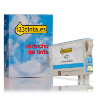 Epson 407 cartucho de tinta cian (marca 123tinta) C13T07U240C 083559