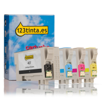Epson 407 cartuchos de tinta (marca 123tinta) | Pack 4 colores 000577