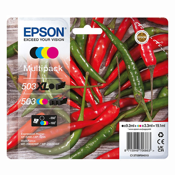 Epson 503XL/503 pack (original) 652082 - 1