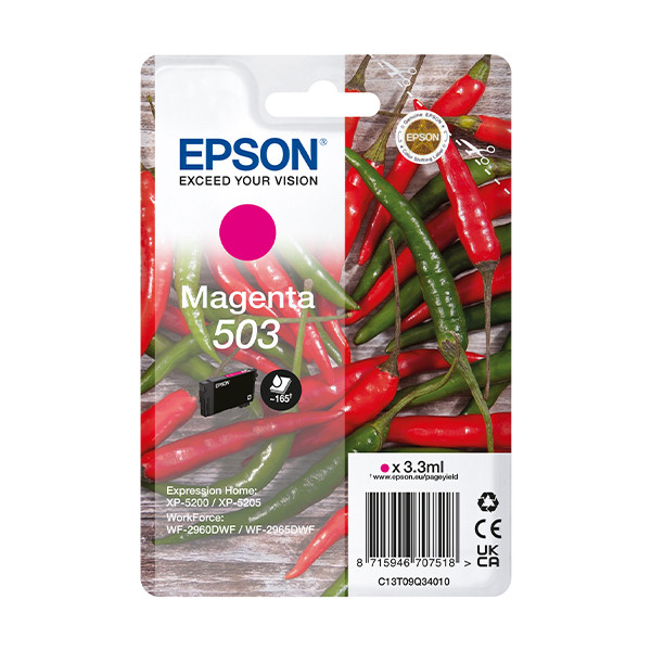 Epson 503 cartucho de tinta magenta (original) 905104 - 1