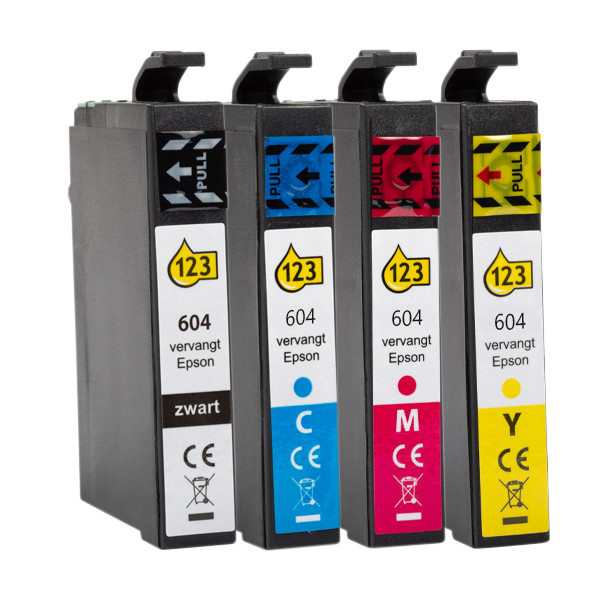 Epson 604 (T10G6) cartuchos de tinta (marca 123tinta) | Pack negro + 3 colores 132293 - 2