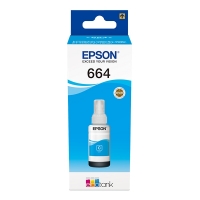 Epson 664 (T6642) botella de tinta cian (original) C13T664240 026750