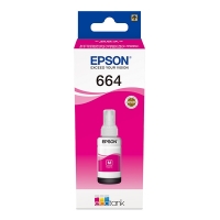 Epson 664 (T6643) botella de tinta magenta (original) C13T664340 026752