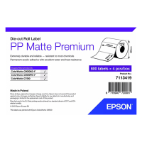 Epson 7113419 Etiqueta PP mate 102 x 152 mm (original) 7113419 084482