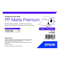 Epson 7113427 Rollo de etiquetas continuas PP mate premium 76mm x 29 m (original) 7113427 083692