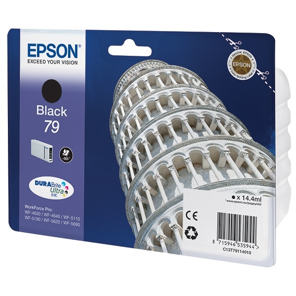 Epson 79 (T7911) cartucho de tinta negro (original) C13T79114010 026644 - 1