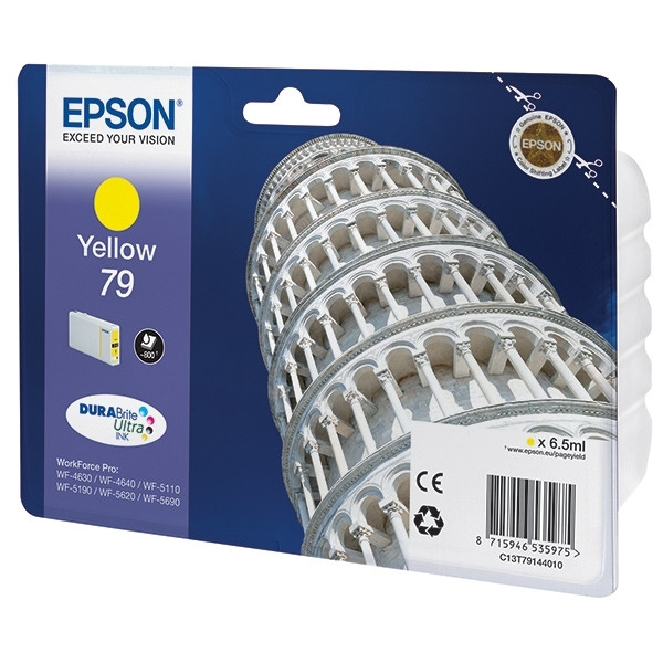 Epson 79 (T7914) cartucho de tinta amarillo (original) C13T79144010 026650 - 1