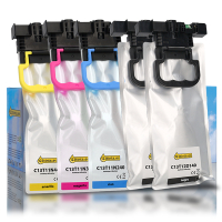 Epson C13T11N cartuchos de tinta (marca 123tinta) | Pack 2 negros + 3 colores 110194