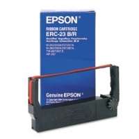 Epson ERC-23B/R cinta entintada negra / roja (original) ERC23BR 080178