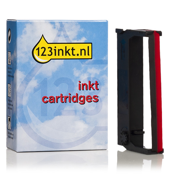 Epson ERC-23B/R cinta entintada negra y roja (marca 123tinta) ERC23BRC 080179 - 1