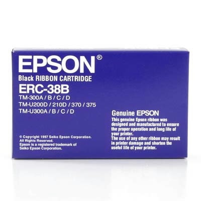 Epson ERC38B cinta entintada negra (original) C43S015374 080155 - 1