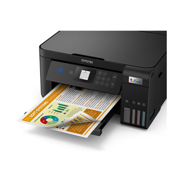 Epson EcoTank ET-2850, Impresora WiFi A4 Multifunción con Depósito Tinta  Recargable Copiadora, Escáner