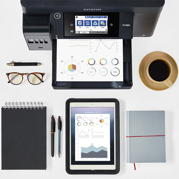 Epson EcoTank ET-5800 impresora de inyección de tinta all-in-one A4 con WiFi (4 en 1) C11CJ30401 831729 - 6
