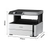 Epson EcoTank ET-M2170 impresora all-in-one con WiFi monocromo (3 en 1) C11CH43401 C11CH43402 831672 - 5