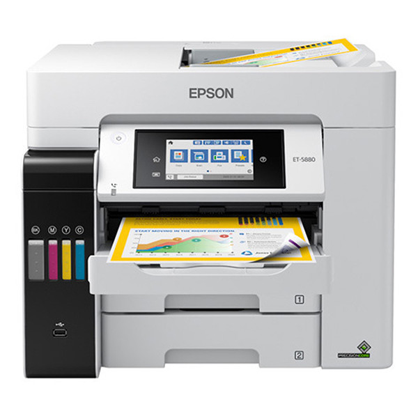 Epson EcoTank pro ET-5885 con WiFi Impresora de inyección de tinta multifunción A4 (4 en 1) 831964 - 1