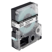 Epson LC-3TBW9 cinta superadhesiva negro sobre transparente 9 mm (original) C53S624405 083018