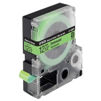 Epson LC-4GBF9 cinta negro sobre verde fluorescente 12 mm (original) C53S625413 083046