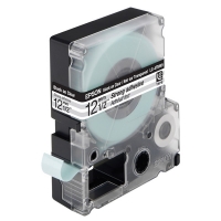 Epson LC-4TBW9 cinta superadhesiva negro sobre transparente 12 mm (original) C53S625410 083040