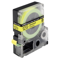 Epson LC-4YBF9 cinta negro sobre amarillo fluorescente 12 mm (original) C53S625405 083030