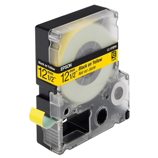 Epson LC-4YBP9 cinta negro sobre amarillo pastel 12 mm (original) 083026 - 1
