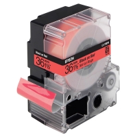 Epson LC-7RBP9 cinta negro sobre rojo pastel 36 mm (original) C53S628401 083094