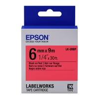 Epson LK-2RBP cinta negro sobre rojo pastel 6 mm (original) C53S652001 083158