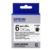 Epson LK-2TBN cinta negro sobre transparente 6 mm (original) C53S652004 083168