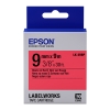 Epson LK-3RBP cinta negro sobre rojo pastel 9 mm (original) 083164 - 1