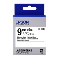 Epson LK-3WBN cinta negro sobre blanco 9 mm (original) C53S653003 083178