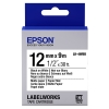 Epson LK-4WBB cinta de papel negro sobre blanco 12 mm (original) 083208 - 1