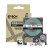 Epson LK-4WBJ cinta mate negro sobre blanco 12 mm (original) 084384 - 1
