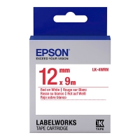 Epson LK-4WRN cinta rojo sobre blanco 12 mm (original) C53S654011 083196