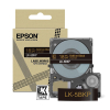 Epson LK-5BKP cinta dorada sobre negro metalizado 18 mm (original) 084444 - 1