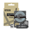 Epson LK-5BWJ cinta mate blanco sobre negro 18 mm (original) 084420 - 1