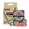 Epson LK-5RBJ cinta mate negro sobre rojo 18 mm (original) 084402 - 1
